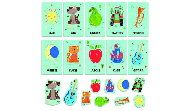 HEADU Montessori Baby Flashcards (In Latvian lang.)