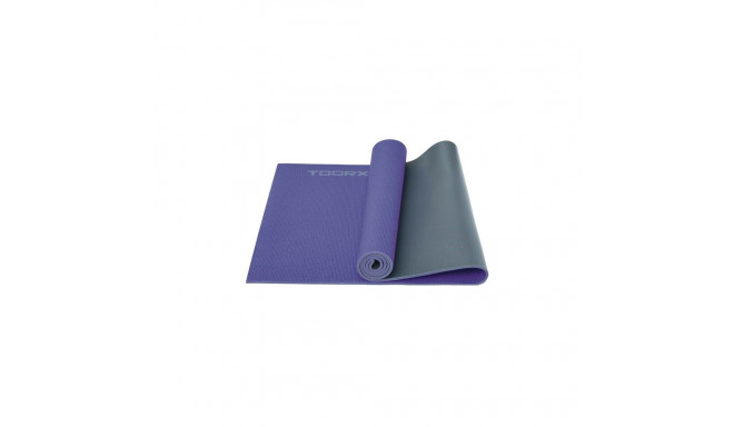 Yoga mat Toorx MAT177 PVC 173x60x0,6 PVC Purple/ Grey