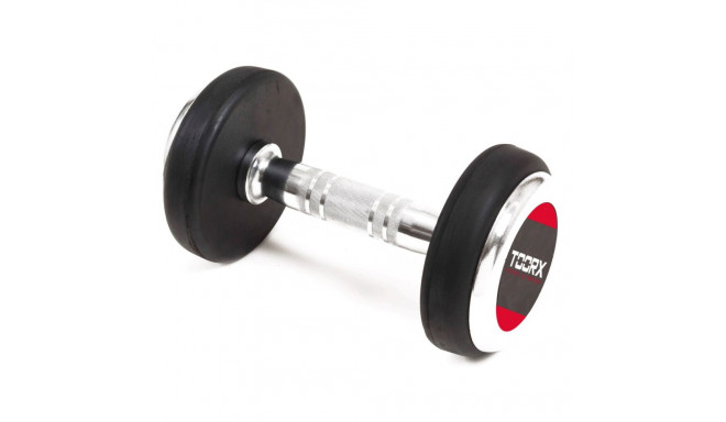 Professional rubber dumbbell Toorx 12kg