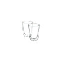 GLASS CUP 2 X 220 ML DELONGHI