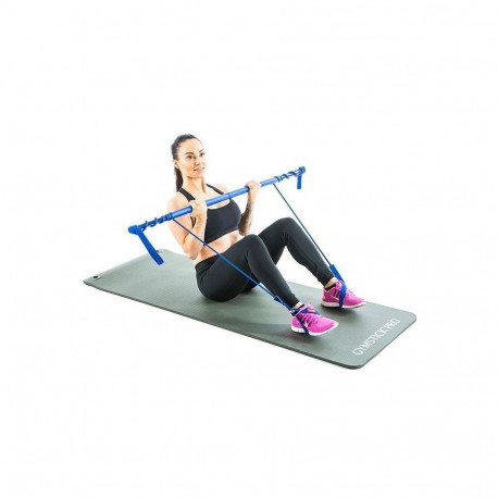 Fitness mat GYMSTICK NBR 61042G 170x60x1,5cm Grey