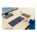 Logitech K400 Plus Touch Wireless Keyboard, RF Wireless, US, Black
