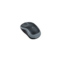 Logitech Wireless Mouse M185 - Ambidextrous - Optical - RF Wireless - 1000 DPI - Black - Grey