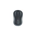 Logitech Wireless Mouse M185 - Ambidextrous - Optical - RF Wireless - 1000 DPI - Black - Grey