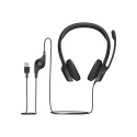 Logitech H390 USB Computer Headset Wired Headphones, USB Type-A, Black