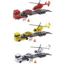 TEAMSTERZ valumetallist mängukomplekt Helikopteri transporter, 26 cm