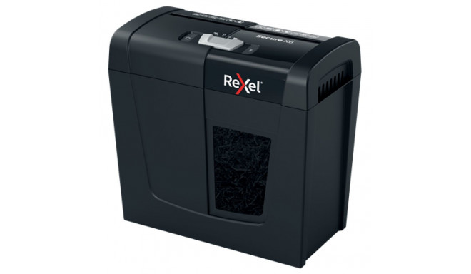 Shredder Rexel Secure X6 Cross Cut Paper Shredder P4, 6sheets, 10 L. waste bin