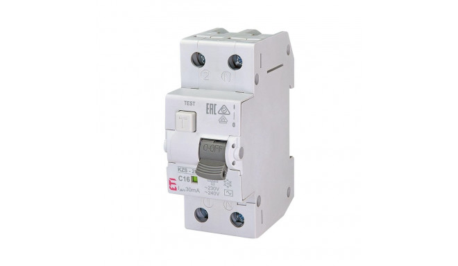 RELAY CURR LEAK 2P 16A 30MA KZS-2M AUTO