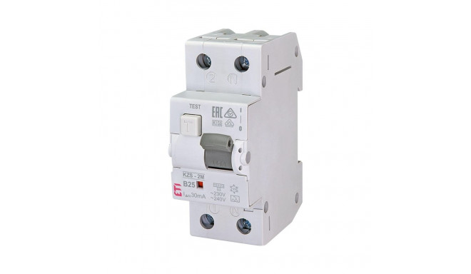 RELAY CURR LEAK 2P 25A 30MA KZS-2M AUTO