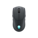 Dell | Gaming Mouse | Alienware AW720M | Wired/Wireless | Wired - USB Type A | Black