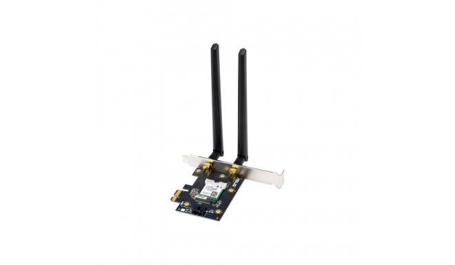 AX1800 kahe sagedusalaga Bluetooth 5.2 PCIe Wi-Fi adapter, PCE-AX1800, 802.11ax, 574+1201 Mbit/s, Me