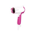 Philips | Hair Dryer | BHD003/00 | 1400 W | Number of temperature settings 2 | White/Pink