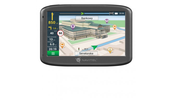 Navitel | E505 Magnetic | 5.0" TFT LCD 480 x 272 pixels pixels | GPS (satellite) | Maps included