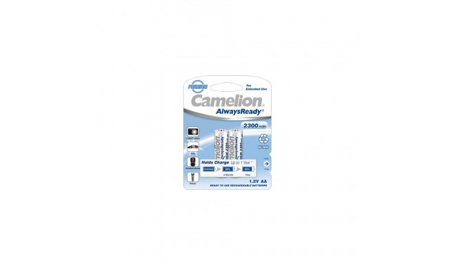 Camelion | AA/HR6 | 2300 mAh | AlwaysReady Rechargeable Batteries Ni-MH | 2 pc(s)