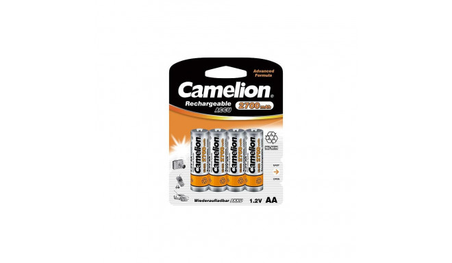 Camelion | AA/HR6 | 2700 mAh | Rechargeable Batteries Ni-MH | 4 pc(s)