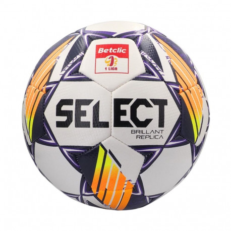 Select jalgpall Brillant Replica DB Betclic 1 Liga v24 18766 5, valge-oranž-lilla
