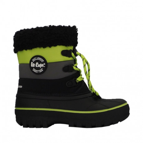 Buty dla dzieci Lee Cooper czarno-limonkowe LCJ-24-44-2856K  32