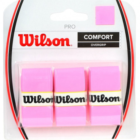 Owijka Wilson Pro Comfort Overgrip różowy 3szt WRZ4014PK