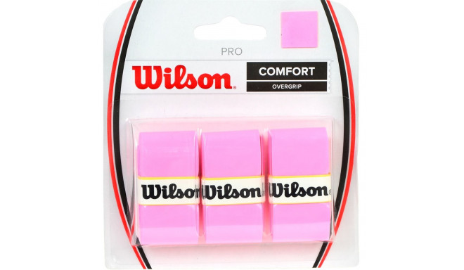 Owijka Wilson Pro Comfort Overgrip różowy 3szt WRZ4014PK