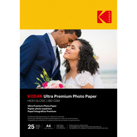 Kodak fotopaber A4 Ultra Premium läikiv 280g 25 lehte
