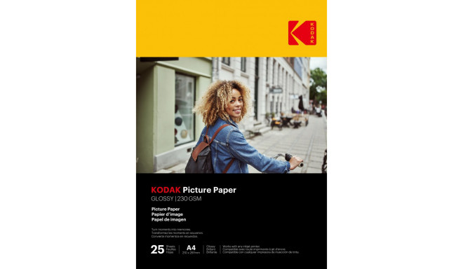 Kodak photo paper A4 glossy 230g 25 sheets