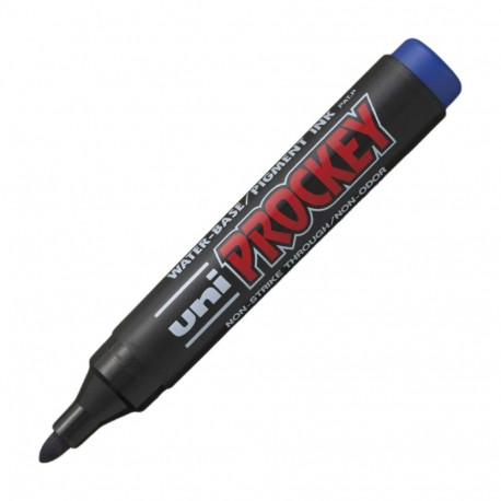 Permanent marker with conical tip UNI-BALL Prockey PM122 blue