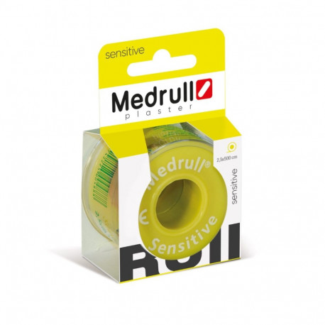 MEDRULL Пластырь в рулоне Sensitive 2,5смx500см