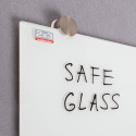 Glass board-magnetic board 2000x1000mm white 2x3