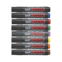 Permanent marker with conical tip UNI-BALL Prockey PM122 blue