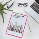 Clipboard w/out frontc. Leitz WOW Pink