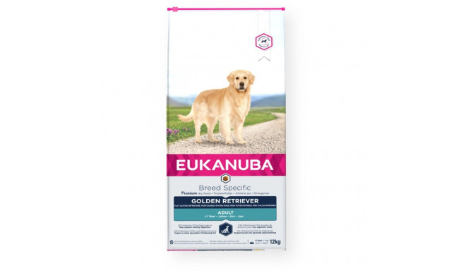 Dog Food - Eukanuba Golden Retriever Chicken 12kg