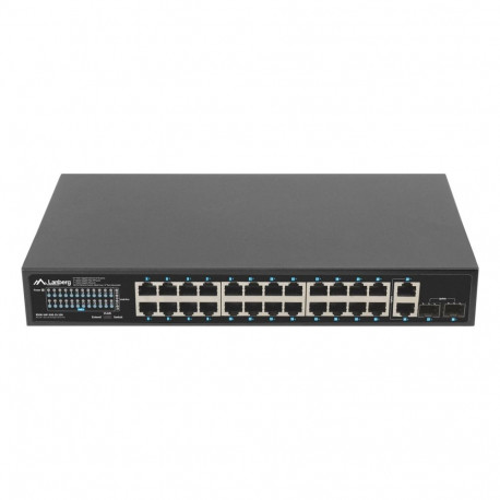 Network Switch - Lanberg RSGE-24P-2GE-2S 24-Port