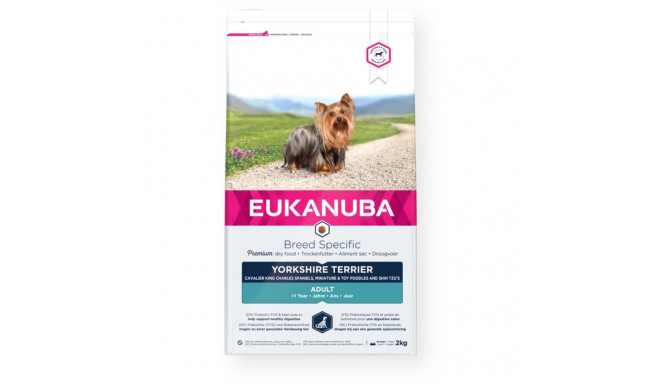 Dog food - Eukanuba for Adult Yorkshire Terriers 2 kg