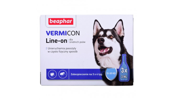 Beaphar drops for dogs against parasites - 3x 3ml