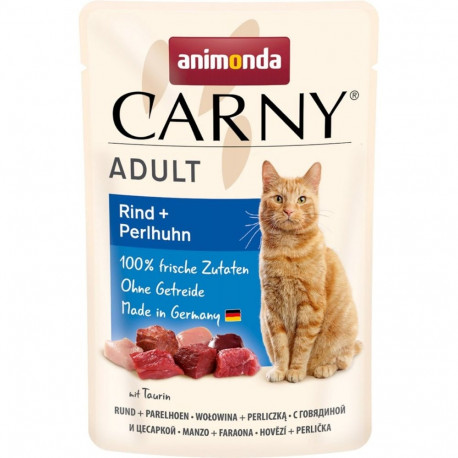 Wet Cat Food - ANIMONDA Carny Adult Beef And Guinea Fowl 85g