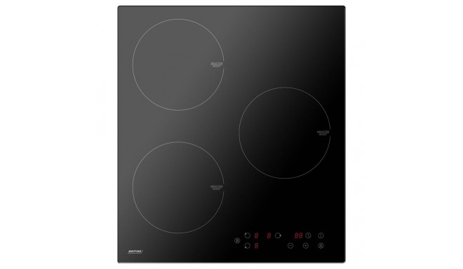 Induction Cooktop - MPM MPM-45-IM-14 3-Zone 2000W Touch Control Glass Top