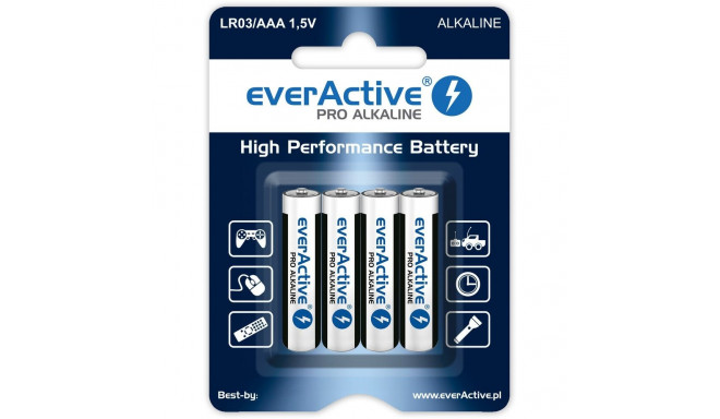 Batteries - EverActive Pro Alkaline LR6 AA 4 pcs.