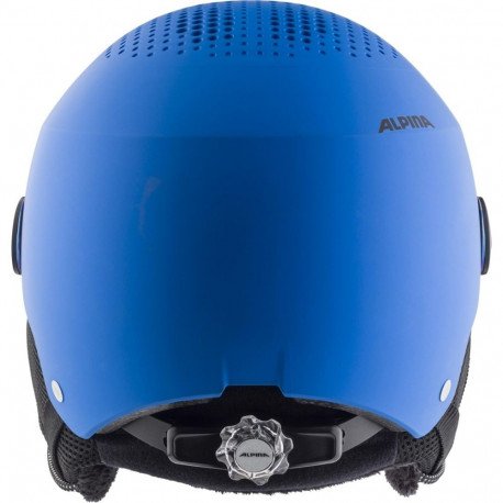 Ski Helmet - Alpina Zupo Visor Q-Lite Blue Matt 51-55 cm