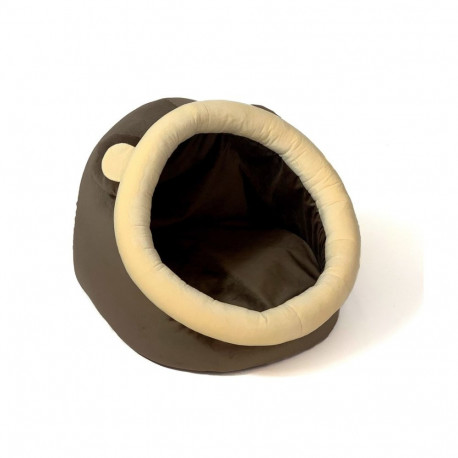Cat Bed - GO GIFT 40x45x34 cm Brown and Cream