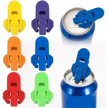 Mini Soda Can Opener (Nail Protection) (Red)