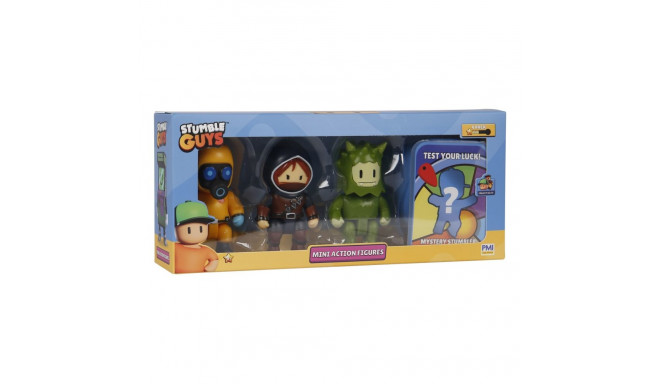 Mini Action Figures - Stumble Guys S2 4 Pack Version A Black