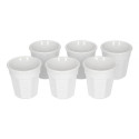 Espresso Cups - Bialetti Bicchierini 6x 60 Ml White