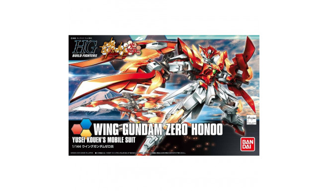 Collectible Figure - Bandai Hgbf Wing Gundam Zero Honoo, Gold