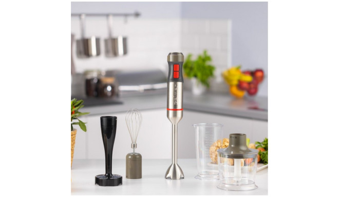 Immersion Blender - Zelmer ZHB4652 1400W 0.5L Silver, Grey