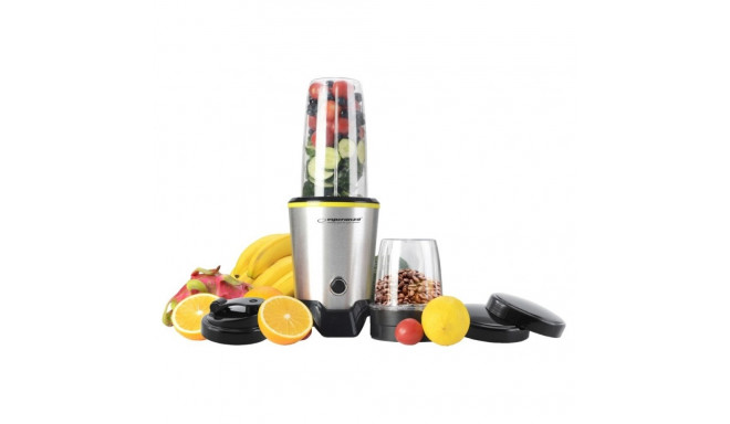 Tabletop Blender - Esperanza EKM028 1000W Stainless Steel Black