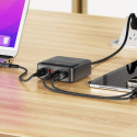 Acefast Z6 PD65W GaN Charging Station (2 x USB-C + 2 x USB-A) with US Tip - Black