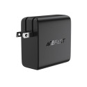 Acefast A96 PD100W GaN Charger (3 x USB-C + 1x USB-A) with US Plug - Black