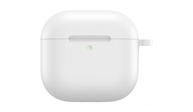 Airpods 4 laadimiskarbiümbris Trendybay CBAP4-02, silikoon, valge