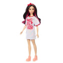 Doll Barbie Fashionistas Brunette with wavy hair