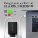 ACU-DPQ100 GaN 3xport wall charger 100W black